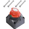 Xibao Stacca Batteria Auto,Stacca Batteria,12V 24V 48V On-Off 250A Staccabatteria Auto Interruttore,Adatto per Camper,ATV,Automobili,Barca Marine,Camper,Rimorchi da Viaggio,Camion,UTV,ecc