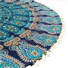 AVA Collections 22 pollici/55 cm rotondo mandala copertura per cuscino da pavimento cuscino per meditazione divano posti a sedere tiro hippie rotondo colorato decorativo bohémien boho chic cuccia per