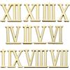 Angoily 1 Set Numeri Romani Per Orologio da 1 a 12 Numeri Romani Orologio Ornamento per Fai da Te Artigianato Decorazione Display Per Sostituzione Accessori di Riparazione