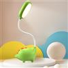 CECOMBINE Luci a Forma di Dinosauro, Lampada LED Ricaricabile+1200mAh Batteria, Touch Control Lampada Scrivania Bambino 3 Luminosità Regolabili, Abat Jour da Comodino Bambino per Interno Esterno Ufficio Camera