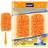 AiQInu 2 Panni Cattura Polvere Riutilizzabili Per Swiffer - Lavabili, Verde