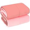 emmevi Trapunta Piumone Invernale Double Face 250gr Ufficiali Coperta Letto 1 Piazza e Mezza Rosa Antico