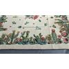 Corredocasa Copritavolo Centrotavola in Tessuto Gobelin Fantasia Cactus Made in Italy Elegante Floreale con Frange Stile Classico e Resistente Qualità Extra per Casa Tavolo Diverse Misure(100X100)