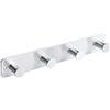 SYPEN Gancio Appendiabiti in Acciaio Inox 304, da Avvitare e Incollare, per Asciugamani, Accappatoio, Con 4 Ganci per Cappelli, Sciarpe, Borse e Altro Ancora.