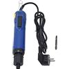 Buachois Cacciavite Elettrico,Cacciavite Elettrico con Punta Spina Europea 220 V,Cacciavite Esagonale Diritto Ad Alta Torsione con Punta da 1 Pz 1/4 per Legno D'acciaio Blu