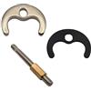 Pipestation Kit di fissaggio per rubinetto monoblocco | Set di montaggio per rubinetto da cucina | 1 foro staffa bullone per rubinetti da cucina rubinetto miscelatore lavello cucina rubinetto lavello | staffa di