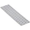 Screws City Piastre di giunzione piatte zincate perforate, 300 x 80 mm, staffe in metallo per legno, spessore 2 mm, acciaio PP11 (confezione da 1)