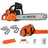 TIMBERPRO MOTOSEGA A BENZINA 62 CM³, POTENZA 3,6 HP, LAMA SEGA 50 CM + 2 CATENE E BORSA PER TRASPORTO