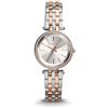Michael Kors Petite Darci orologio al quarzo analogico con cinturino in acciaio inossidabile argento e oro rosa per donna MK3298