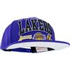 Mitchell & Ness NBA/HWC Champ Stack Cappellino Snapback da Baseball - Los Angeles Lakers, Nero, 100% Poliestere, Regolabile, Uomo, Donna, Bambino, Unisex, Primavera, Estate, Autunno, Inverno