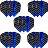 Harrows Quantum - Alette per freccette | 5 set di alette per freccette (15 alette totali) | Alette per freccette da 100 micron | Premium extra resistenti, realizzate nel Regno Unito | Accessori