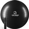 ProBody Pilates Esercizio Palla - Anti-Scoppio Sfera dell'equilibrio di Yoga di Forma Fisica di qualità Professionale 65 cm Nero