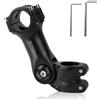 AOOSA 31.8 mm Attacco Manubrio Regolabile Bici, Universale Prolunga Manubrio, ±60° Prolunga Attacco Manubrio per Bici in Lega di Alluminio da Strada, da Strada, Mountain Bike, MTB, BMX
