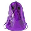 Generisch Borse a tracolla da donna grande zaino Halloween personalità divertente zaino in PVC trasparente elegante trasparente zaino universitario zaino scuola nero, Lilla, Taglia unica