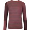Ortovox Rock'n'Wool 185 - Maglia a maniche lunghe da donna, strato base in lana merino extra morbida, per escursioni invernali, sci e snowboard, Rosa di montagna, L