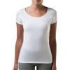 THOMPSON TEE - Maglia Intima blocca-Sudore - con Pad sotto-Manica Anti-Sudore - Modello Slim Fit - Scollo Tondo - Bianco - Large