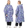 LARKSON Poncho Antipioggia Donna Uomo Beige Brush - Lykke - Impermeabile Pioggia per Bicicletta Outdoor Festival - Colonna d'Acqua da 10000mm - Giacca Antipioggia con Cuciture Nastrate