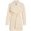 Vila Vicooley Collar Belt Coat-Noos Cappotto, Betulla, 40 Donna