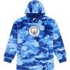 MANCHESTER CITY Football Club - Felpa con cappuccio mimetica in pile di lusso, completamente foderata, oversize, 7-13 anni