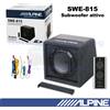 Alpine SWE-815 Subwoofer Amplificato Bass Reflex in cassa da 20 cm (8'') 300W