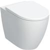GEBERIT VASO GEBERIT ICON 502.383.00.1 RIMFREE A TERRA CON COPRIVASO SOFT-CLOSE