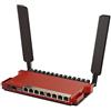 Mikrotik L009uigS-2haxD-In Router Wireless Gigabit Ethernet Banda Singola [2.4 Ghz] Rosso (mikrotik L009 8 Port Poe Wifi 6 High Performance Router -