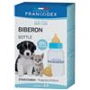 FRANCODEX Biberon per cuccioli di cane e gatto 120 ml + 2 tettarelle