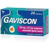 Reckitt Benckiser Gaviscon 500 Mg + 267 Mg 24 Compresse Masticabili Gusto Menta Sodio