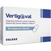 Valeas Ind. Chim. Farmac. Vertigoval 20 Compresse