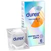 Reckitt Benckiser Durex Invisible XL Vestibilità Ampia - 6 Pezzi