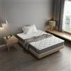 TEENO Materasso 160x190x25 cm, Doppia Faccia, Materasso matrimoniale ergonomico a 7 zone di media rigidità 160 x 190, Sollievo Pressione e Traspirante, Ipoallergenico e Antiacaro