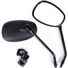 surpassme Specchietti retrovisori universali per moto con supporto manubrio da 7/8 pollici per bicicletta moto
