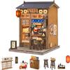 Fsolis Book Nook Kit - Casa delle bambole modello per ragazzi a partire dai 14 anni - Espositore decorativo per libreria e decorazione per la casa | Regalo creativo per giovani hobbisti (Morita-Ya)