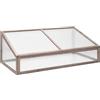 vidaXL Serra Grigia 110x58,5x39 cm Legno di Abete