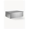Westwing Collection Comodino da parete Carlo - Argento