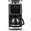 BEEM FRESH AROMA-PERFECT III Macchina da caffè con filtro in vetro | Acciaio inossidabile | caraffa in vetro e funzione di mantenimento del calore | Macinino conico | Timer 24H | 1000 W | 10 tazze