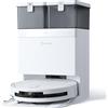 ECOVACS DEEBOT T50 OMNI Robot Aspirapolvere Lavapavimenti, (Migliorato da T30 PRO), 15000 Pa, Spazzola Laterale Estensibile e Lavapavimenti, lavaggio con acqua calda a 75 ℃, Ultrasottile 81 mm, Bianco