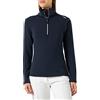 CMP - Felpa donna, Black Blue, XL
