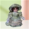 Vestire bambola di porcellana bambola di ceramica in abito per decorazione