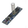 LEDLUX Led Dimmer Touch, 12V 24V 4A, Con Led Blu Indicatore, Per Profilato Alluminio, Memoria Anche Dopo Interruzione Corrente (1 Pezzo)