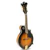 GEWA Mandolino F-1 Select - Tavola armonica in abete - Fondo/fasce in acero - Meccaniche dorate - Ponte regolabile in altezza - Incl. custodia Premium - Finitura lucida Vintage Sunburst