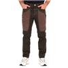 Jeckerson Pantalone John a quadri con toppe in alcantara