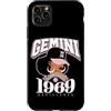 Around The Way Girls: Afro Birthday Zodi Gemini 1969 Afro Queen Zodiac Regali di compleanno Custodia per iPhone 11 Pro Max