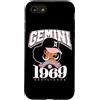 Around The Way Girls: Afro Birthday Zodi Gemini 1969 Afro Queen Zodiac Regali di compleanno Custodia per iPhone SE (2020) / 7/8