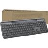 Logitech Signature Slim Solar+ K980 for Business, tastiera wireless, digitazione discreta, ricevitore sicuro, Bluetooth, Windows, Mac, QWERTY ITA - Graphite