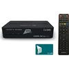 Majestic DEC 265 SAT - Decoder satellitare tivù sat, supporto HEVC MAIN 10, telecomando programmabile, smart card HD e ingresso USB