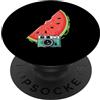 Strong Design Studio Fetta di Anguria con Macchina Fotografica PopSockets PopGrip Adesivo
