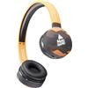 Music Sound | HEADBAND Bluetooth | Cuffie on Ear Bluetooth Archetto Estendibile - PlayTime 20h - Fantasia Terra