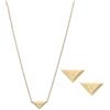 Emporio Armani EGS3160SET EGS3160SET - Collana da donna in acciaio INOX, Taglia unica, Acciaio inossidabile, Nessuna pietra preziosa