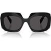 Prada Occhiali da Sole PRB23S 16K08Z Nero/Grigio Scuro Donna 54/20/145